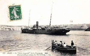 Oran - Saint-Augustin sortant du Port - 1909